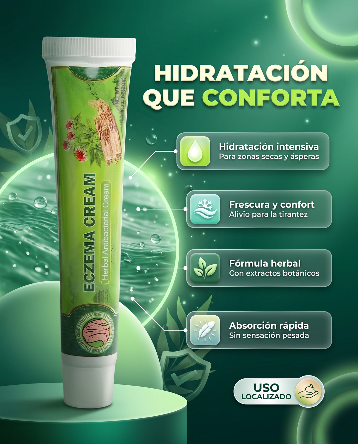 DermaCalm™ Crema Reparadora para Eczema y Piel Seca 🌿✨