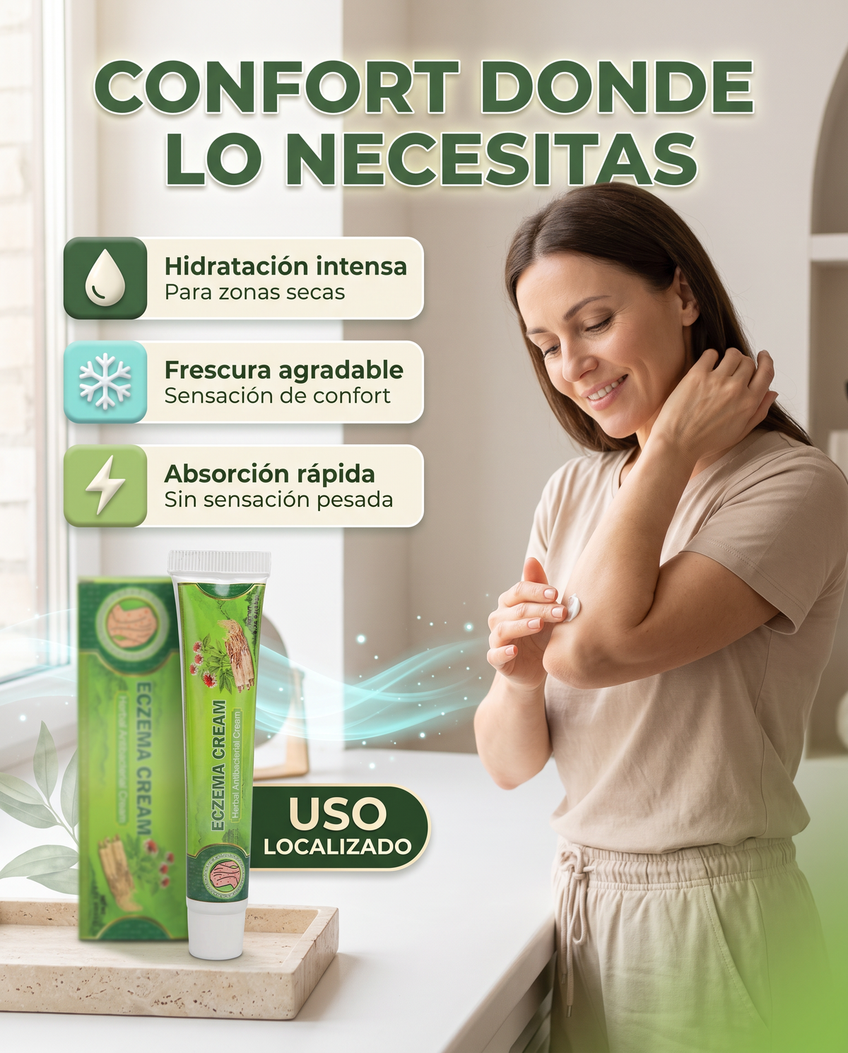 DermaCalm™ Crema Reparadora para Eczema y Piel Seca 🌿✨